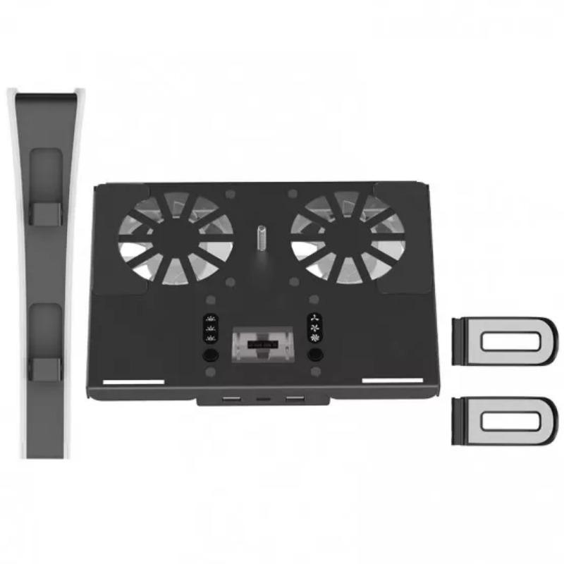 Зарядная док-станция для игровой консоли PS5 Slim, зарядная база для игрового контроллера PS5 Slim, подставка для хранения гарнитуры виртуальной реальности