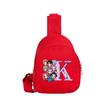 26 English Letter K-Pop Demon Hunters Printed Kawaii Chest Pack for Boy Girl Shoulder Bag Student Portable Crossbody Pouch Christmas Wallet Pursek