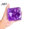 Relaxing Desk Toy Shapeable Cheese Cube Squeeze Toy, Anxiety Relief Block Sensory Stress Reduction Fake Pinch Home Office Relaxation Tool Gel Filling
