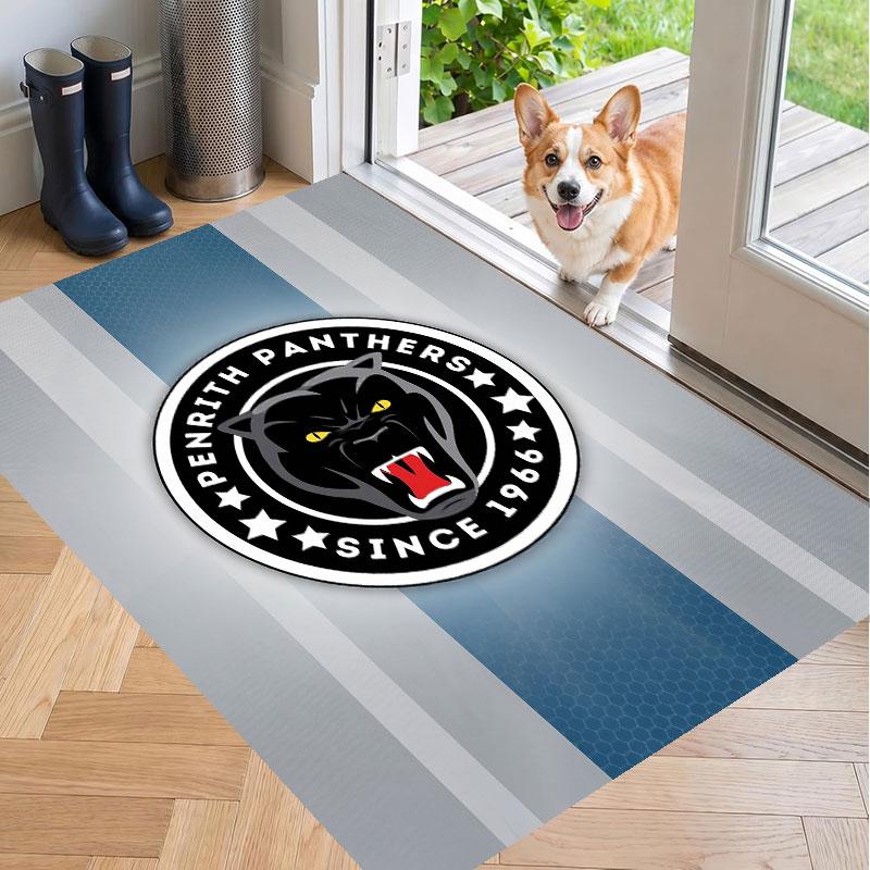 Soft Floor Carpet Penrith Panthers Pattern Area Rug Decorative Mat For Home Room Decoration