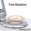 360° Metal Desk Mobile KutumyQC Phone Holder Stand For iPhone iPad Xiaomi Adjustable Desktop Tablet Holder Cell Phone Stand