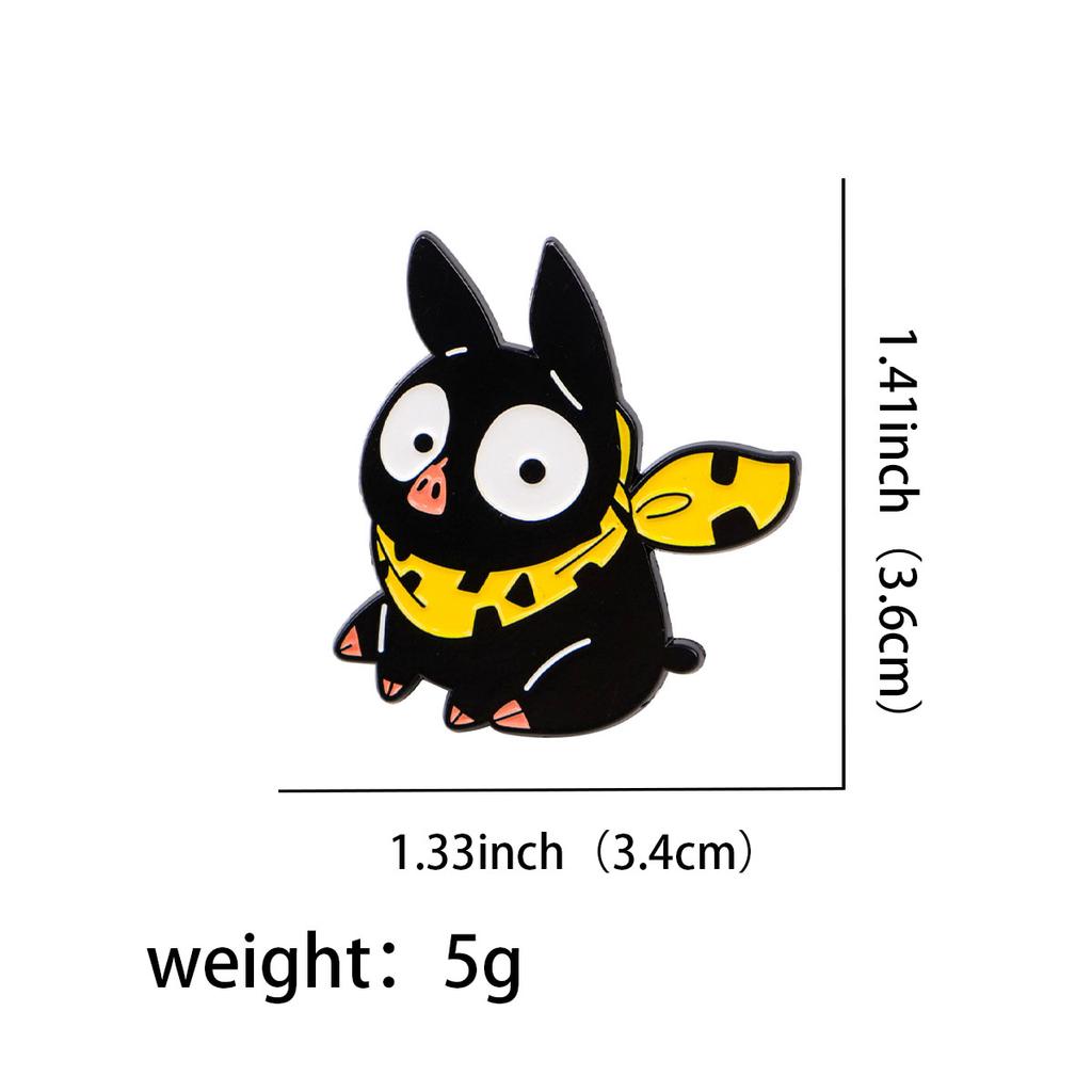 Popular Anime Enamel Pin Golden Cartoon Movie Lapel Pins Cat Badges Girl Brooch for Clothes Backpacks Cosplay Gift Friends