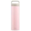 Fullme Stainless Steel Water Bottle/Tumbler/Mug, 600ml, Glossy Pink, with Lid and Handle, Insulates Hot and Cold Water, Vacuum Insulated,