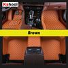 KAHOOL Custom Car Floor Mats For Mitsubishi Pajero V73 V77 V93 V97 Auto Carpets Foot Coche Accessorie