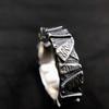 Top Quality S925 Silver Ring For Men Jewelry Retro Domineering Geometry Adjustable Ring Male Jewelry Personalized Gift