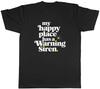 STORM CHASER MY HAPPY PLACE HAS A WARNING SIGN UnisexS TSHIRT TEE GIFT TOP