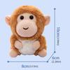 Plush Doll Monkey Plush Toy Soft Fur Monkey Car Pendant Little Monkey Pendant  Bag Pendant