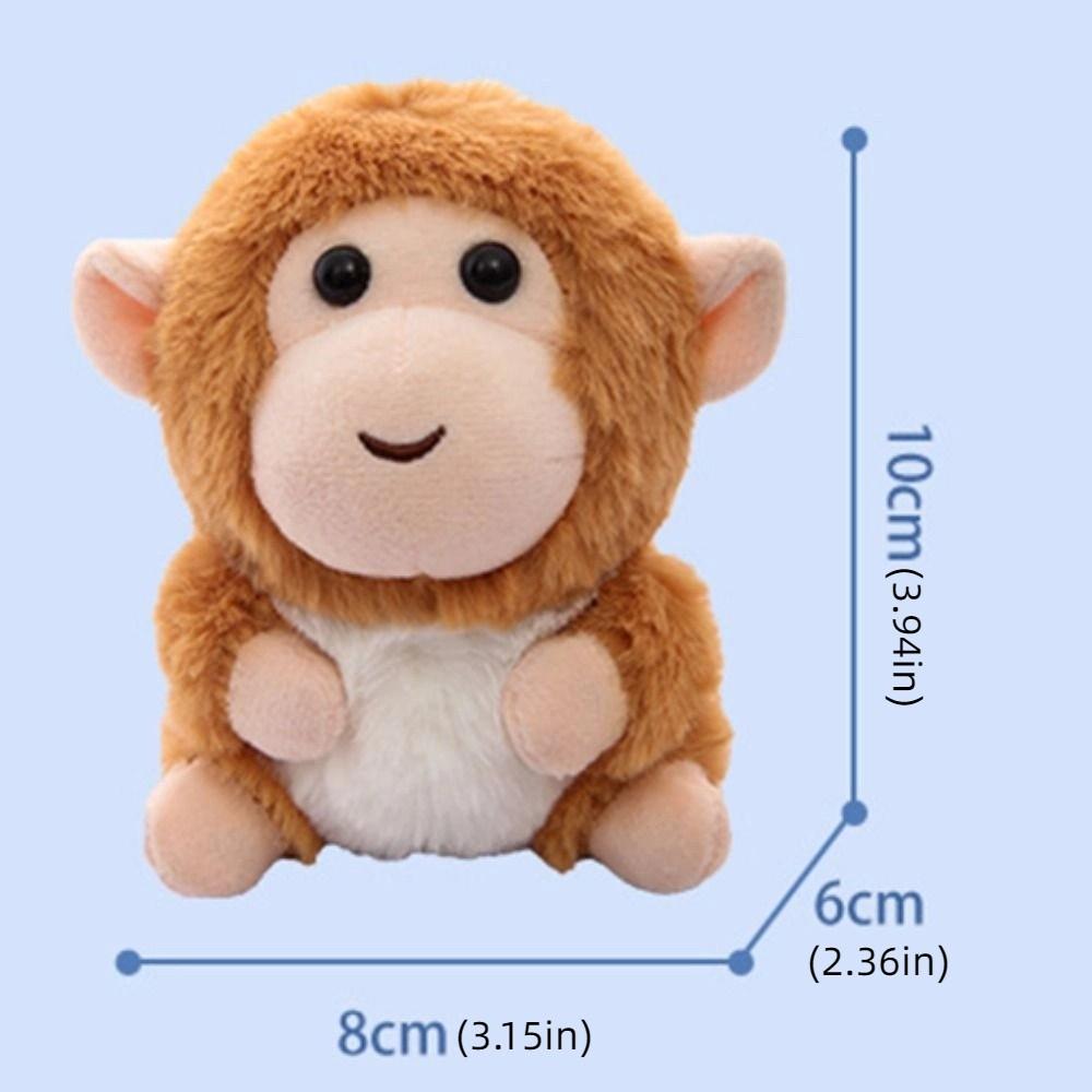 Plush Doll Monkey Plush Toy Soft Fur Monkey Car Pendant Little Monkey Pendant Bag Pendant