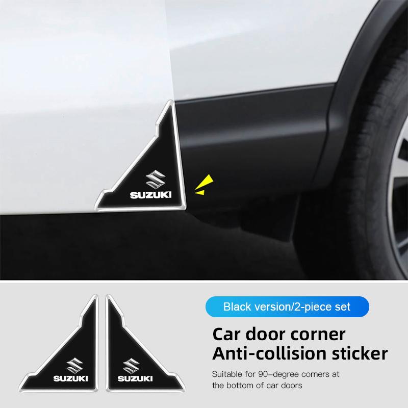 Угловой противоударный стикер-защита на дверь автомобиля для Suzuki Swift Vitara Baleno Jimny Samurai SX4 Ignis Alto Splash Kaiser