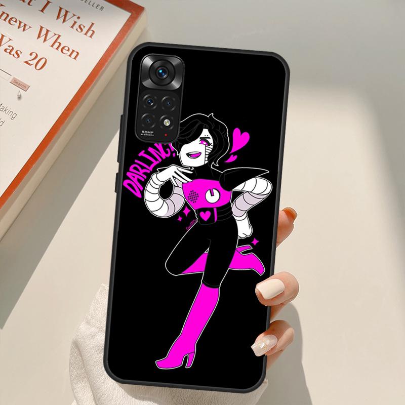 Чехол с изображением Меттатона из аниме Undertale для Xiaomi Redmi Note 11 Pro 8 9 11S 10S 9S, чехол для Note 10 Pro для Redmi 10 10C 9A 9C