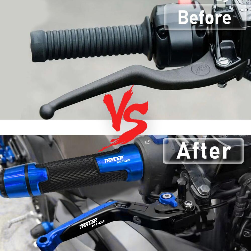 Аксессуары для мотоциклов Рычаги тормоза сцепления Ручки руля ДЛЯ YAMAHA MT09 TRACER MT 09 MT-09 TRACER 2015- 2018