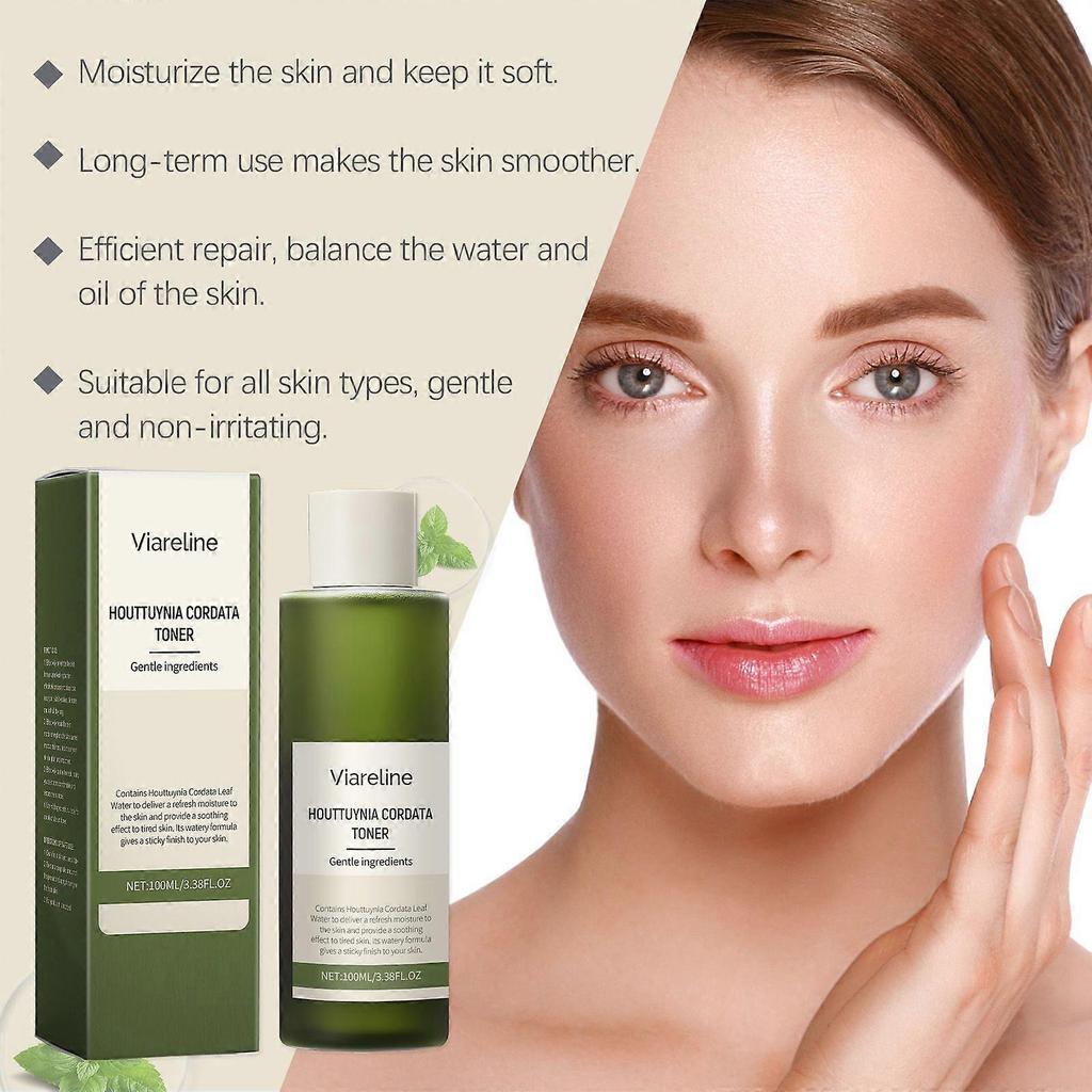 Limited time!!Viareline Moisturizing And Soothing Toner Houttuynia Cordata Facial Toner Soothes The Skin And Rejuvenates It