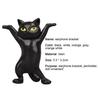 Earphone Stand Handmade Cute Dancing Cat Shape Penholder Doll Decoration for Desktop