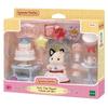 Sylvanian Family Tuxedo Cat's Party Play Figure Set 5646, 1 Piece, Korean Popular Toys