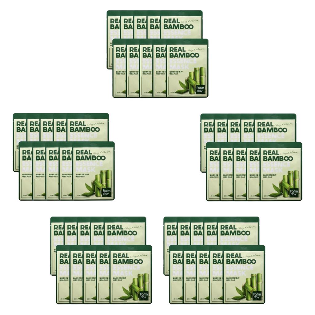 FARM STAY Real Bamboo Essence Mask 23ml (3 Options)