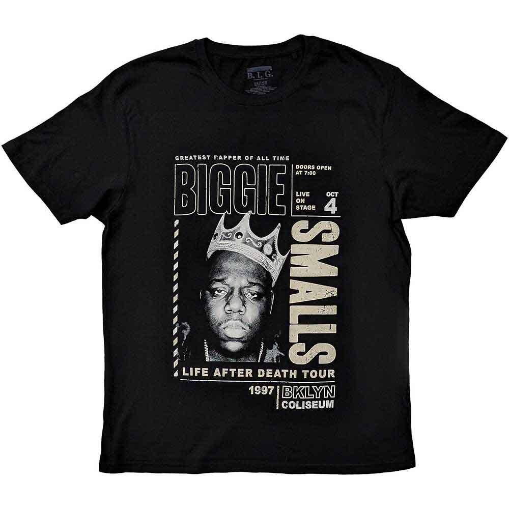 Biggie Smalls Life After Death Tour T-Shirt Black New Unisex T-Shirt