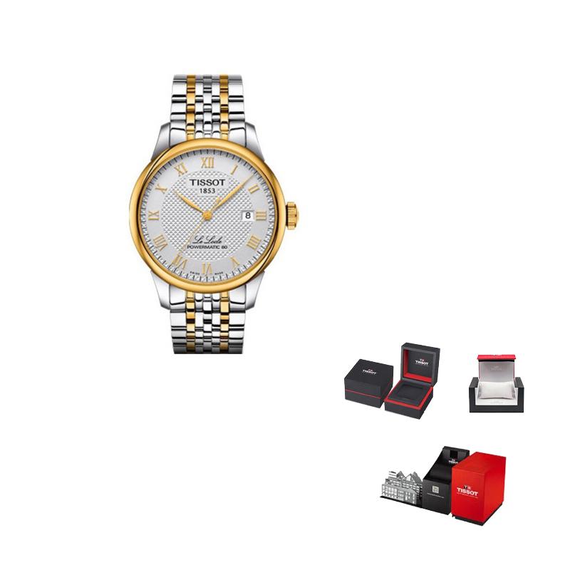 Tissot Коллекция Le Locle Автоматический Механический Механизм Мужские Часы Часы 39.3мм Серебристый Циферблат T006.407.22.033.01