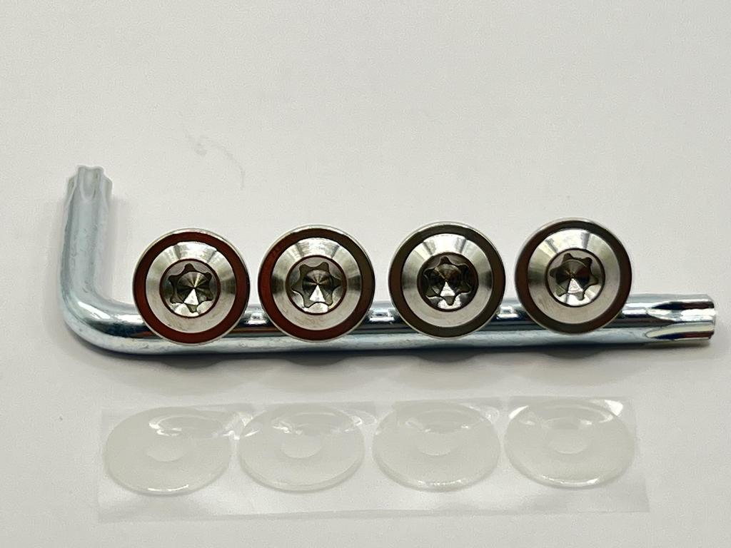 Болт для автомобильного номерного знака Kuroobaa, Титановая рамка для номерного знака, Крышка для автомобильного номерного знака, Держатель,