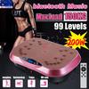 200W Exercise Fitness Vibration Machine Trainer Plate Platform Body Shaper Platform Machine Weight Loss Shaking Workout