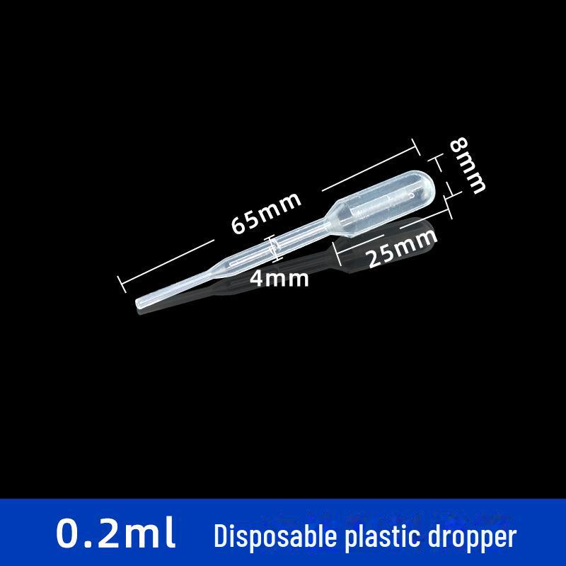 100-pack Disposable Plastic Graduated Pipettes: 3ml, 2ml, 1ml, 5ml.