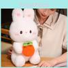 Rabbit Doll Plush Birthday Gift Rabbit Toy Persimmon Luck Animal Decoration