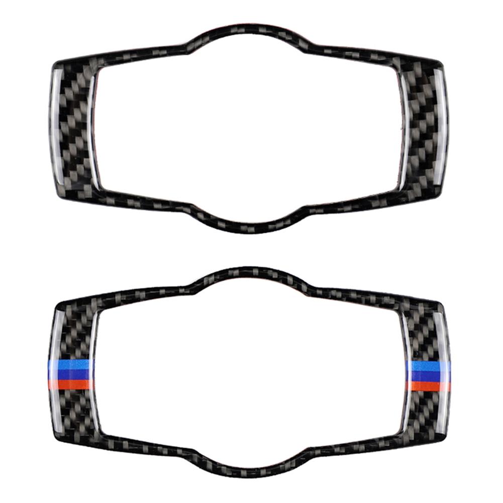 Крышка переключателя фар из углеродного волокна для BMW E90 E92 E93 320i 325i 05-12, наклейка, накладка, Стайлинг автомобиля