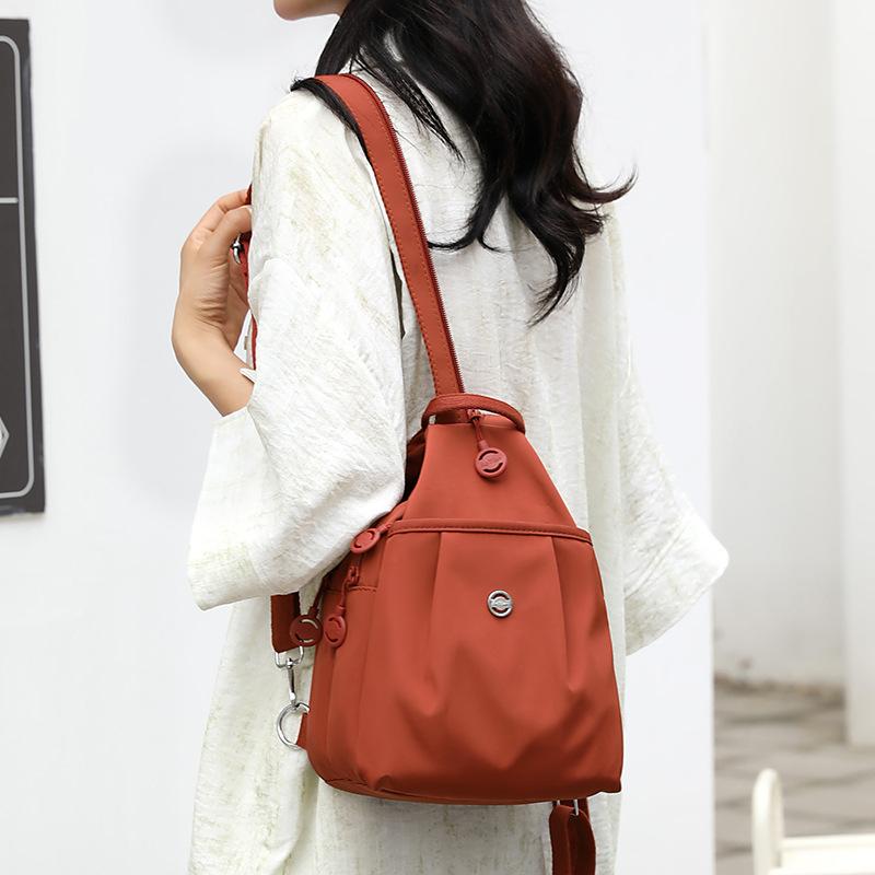 Multifunctional Oxford Cloth Crossbody Bag, Large Capacity Wear-Resistant Water-Repellent Shoulder Backpack