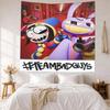 Digital Circus Wall Decor Tapestry Art For Pet Memorial Birthdaywedding Party Backdrop Family Gift