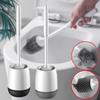 Toilet Brush Holder Set For Bathroom Silicone Bowl Brush Toilet Brush