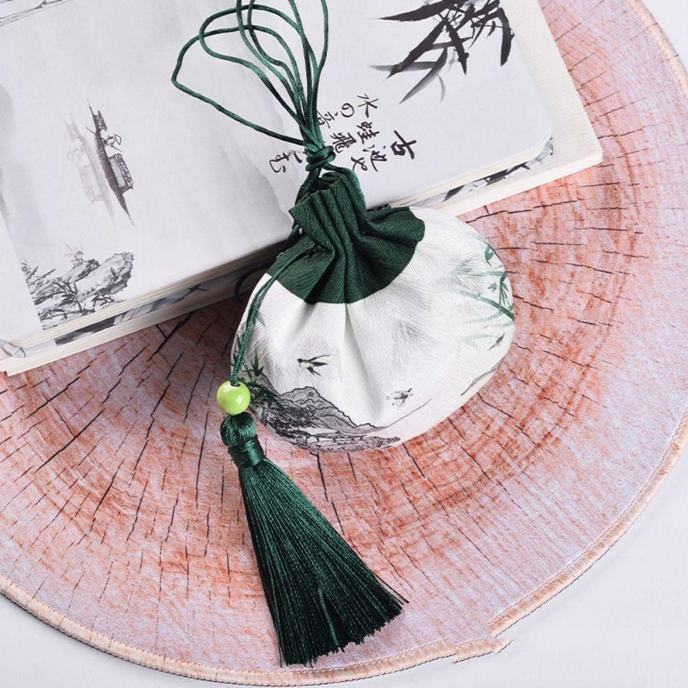 Chinese Style Zongzi Sachet Printing Women Jewelry Bag Zongzi Car Pendant Empty Sachet  Gifts