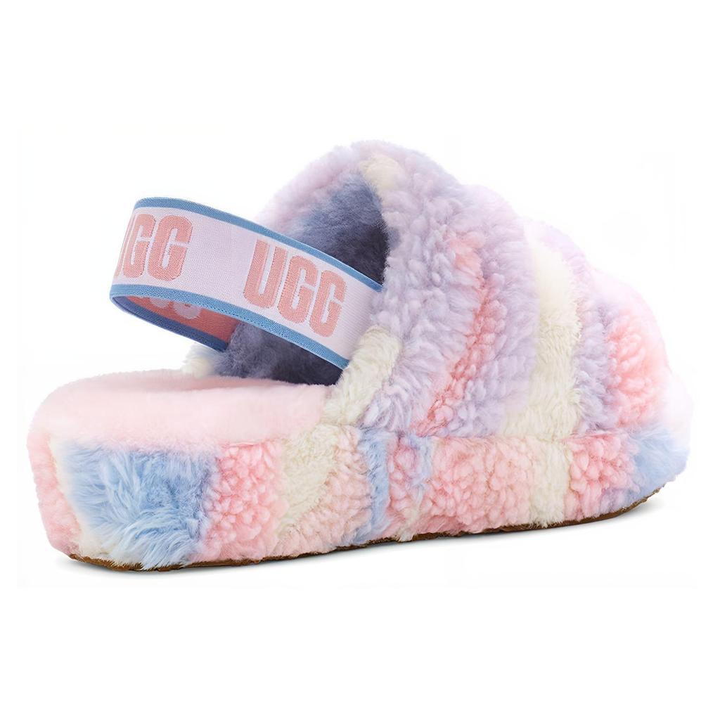 (WMNS) UGG Fluff Yeah Slide Cali Collage Женские 1120070-PSTR