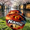 Custom Name Personalized Manchester Football F.C Print Umbrella, Auto Open Close, 8‑Rib Sturdy Frame, Commute Camping Hiking Use, Birthday Gift