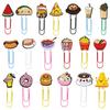Набор скрепок с персонажами Sanrio: Большие, Цветные Студенческие Канцелярские Товары и Креативные Закладки для Страниц