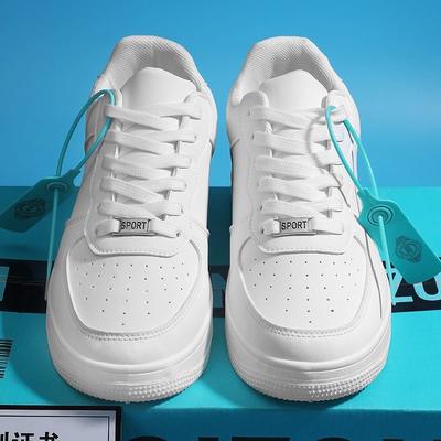 Дышащие нишевые дизайнерские толстоподошвенные белые кроссовки женские 2025 весна и лето новые универсальные легкие кеды повседневная обувь мужская