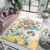 Pocket Monsters Squirtle Print Rug Carpet for Living Room Children Bedroom Mat Sofa Doormat Floor Rug Home Decor Anti Slip Mat