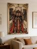 1pc VIKAMA Total War Warhammer Tapestry Suitable For Game Room Bedroom Dorm Aesthetic Wall Hanging Decor Vintage Poster Style