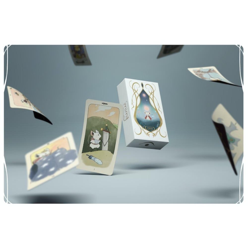 78 шт. Карт 10,3*6 см MIMIT | Мини-Таро Мышей: Маленькая колода Таро, наполненная большими жизнями и приключениями // Читать, играть и рассказывать.