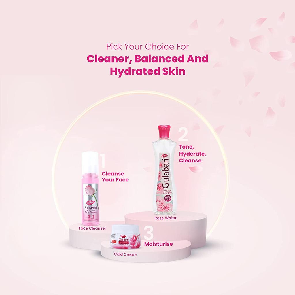 Dabur Розовая вода Гулабари Премиум — натуральная, 400 мл