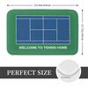 Tennis Court Pattern Anti-slip Doormat Floor Mat Cushion Carpet Rug for Kitchen Entrance Home Bedroom Footpad Mats