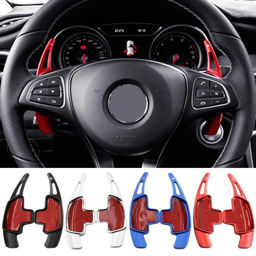 Для Mercedes Benz AB Class W447 W176 W246 MB SLK R172 CLA C117 GLA X156 автомобильные подрулевые лепестки рычага переключения передач