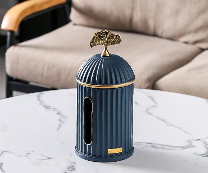 Living Room Coffee Table Fashionable Creative Tissue Box Decoration Simple Household Resin Napkins Paper Box Decoration