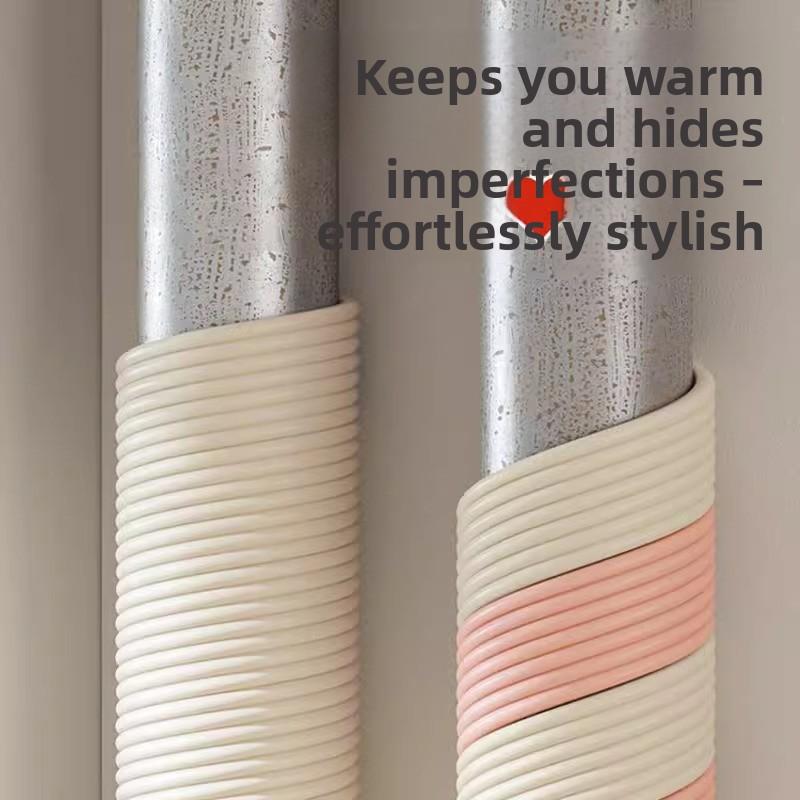 Thickened water pipes winter antifreeze thermal insulation pipe cover, outdoor tap water pipe covers, self-adhesive