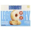 Legendary Foods Protein Donuts, Vanilla Glazed, 12 Pack, 65g (2.3oz) Each