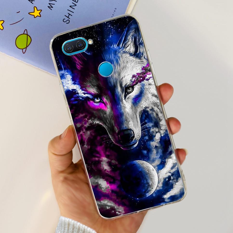 Case For Oppo A12 6.22" Cute Cartoon Dinosaur TPU Soft Silicone Clear Cover For Oppo A12 A 12 CPH2083 Phone Case Funda Bumper