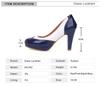 Fashion Shoes Women Black Pumps 2025 Spring Casual Shoes Female High Heels White Red Pink Blue Weding Shoes Plus Size 32-43 Pumps