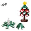 Foldable Pot Holder Christmas Tree Wooden Trivets Durable Pine Wood Potholders with Storage Stand Space Saving Kitchen Decor Heat Resistant