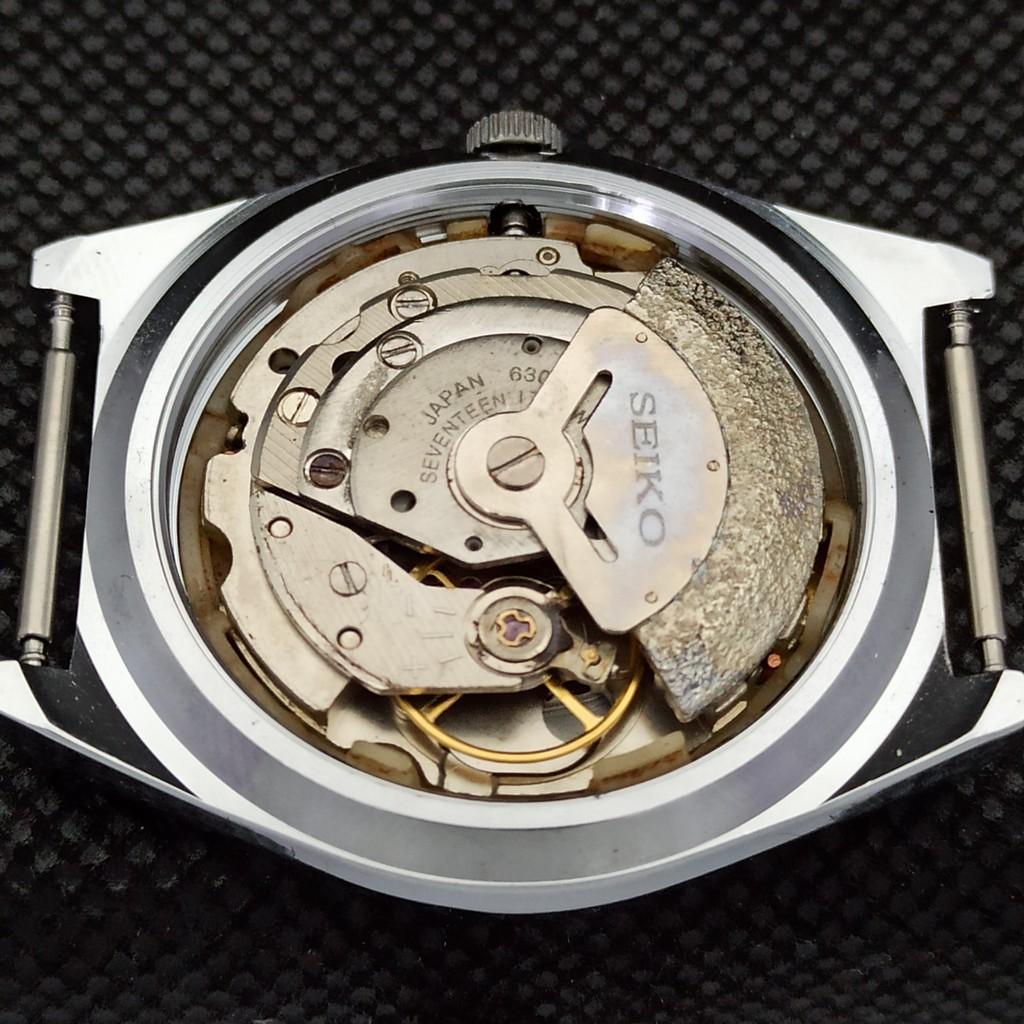 ВОССТАНОВЛЕННЫЕ ВИНТАЖНЫЕ МУЖСКИЕ ЧАСЫ SEIKO 5 AUTOMATIC JAPAN DAY/DATE a 533c-a280038-2