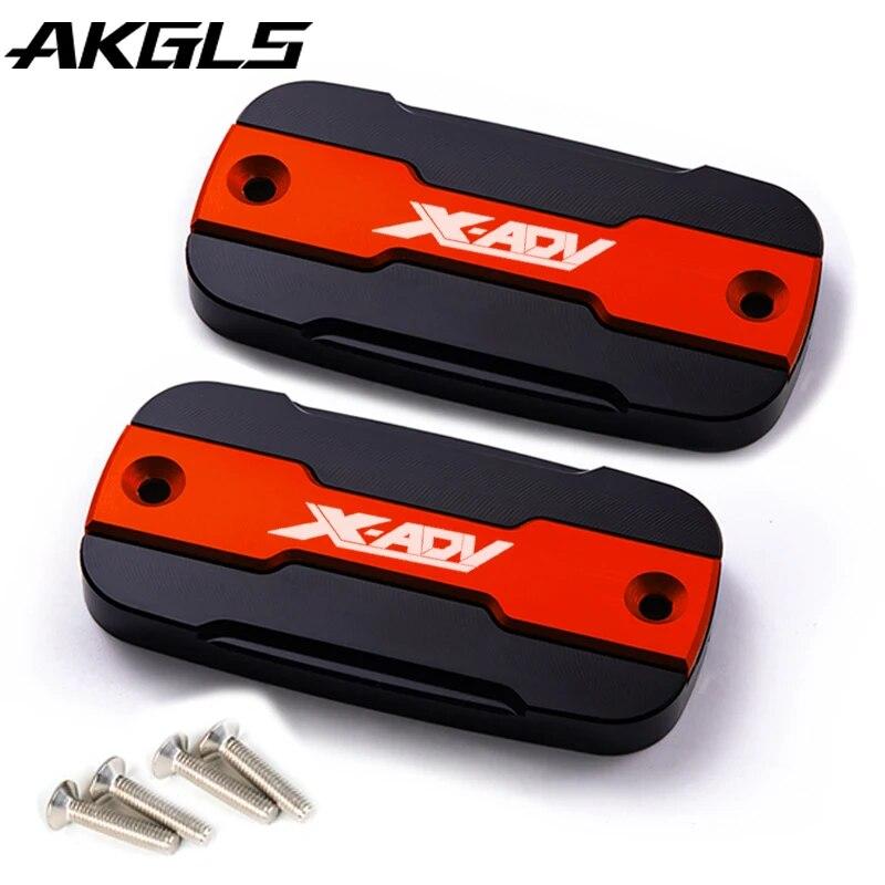 For HONDA XADV 750 X-ADV 750 X ADV 300 750 1000 2017-2022 Motorcycle Front Brake Fluid Tank Cap + Filling Port Cap Accessories