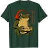 Gamer Frog Japanese Retro Graphic Tee Unisex Women Cotton Casual Short Sleeve TShirt