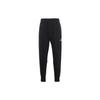 Solid Logo Print Drawstring Jogger Knit Sweatpants Men Bottoms Black DQ7333-010